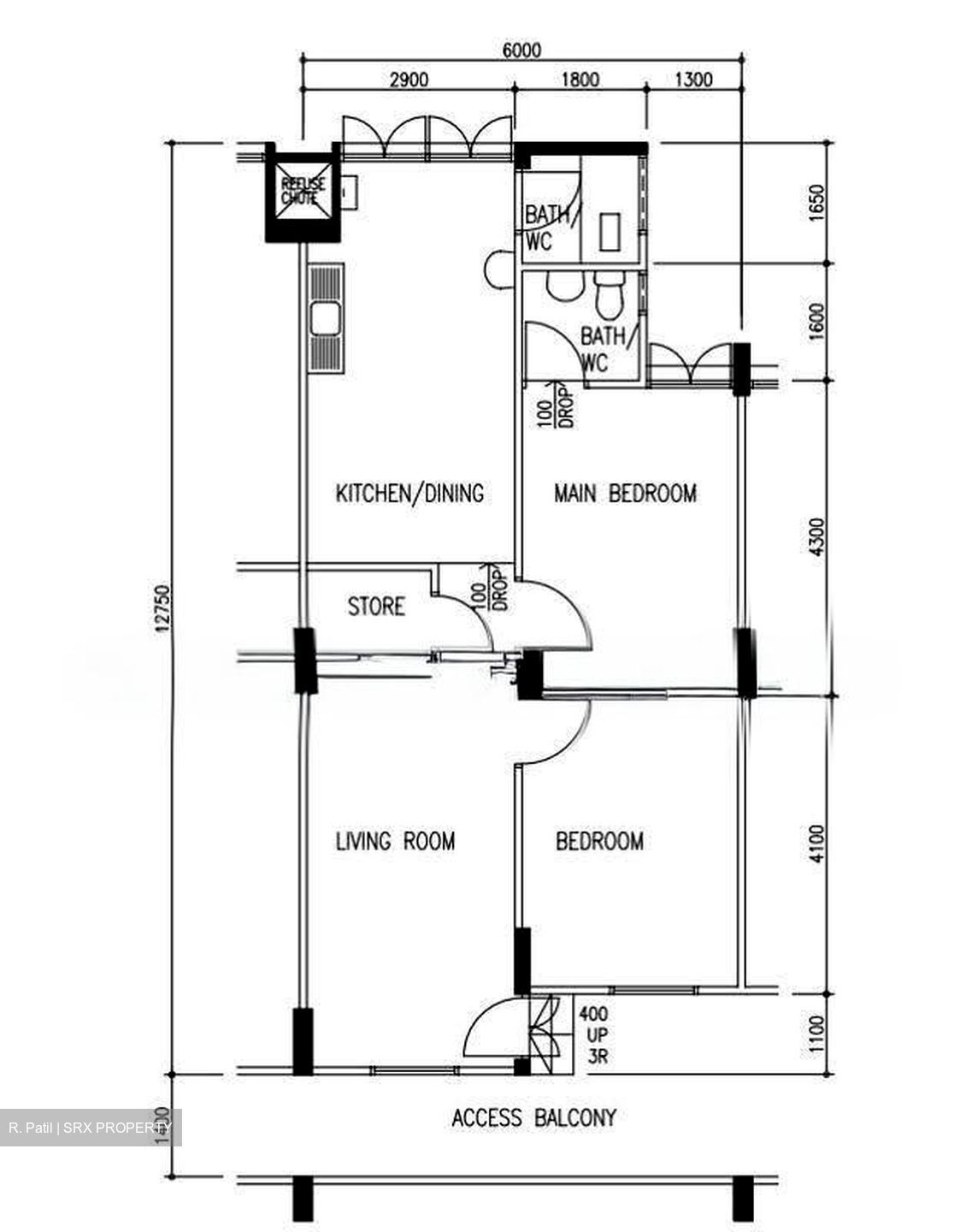 Blk 204 Bedok North Street 1 (Bedok), HDB 3 Rooms #612614871